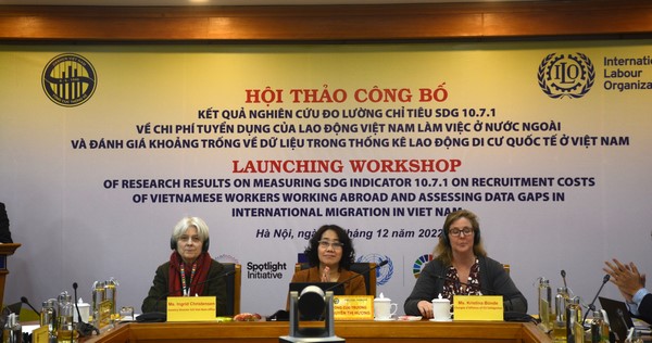 Hội thảo công bố kết quả nghiên cứu Đo lường chỉ tiêu SDG về chi phí tuyển dụng của lao động Việt Nam làm việc ở nước ngoài và đánh giá khoảng trống về dữ liệu trong thống kê lao động di cư quốc tế ở Việt Nam