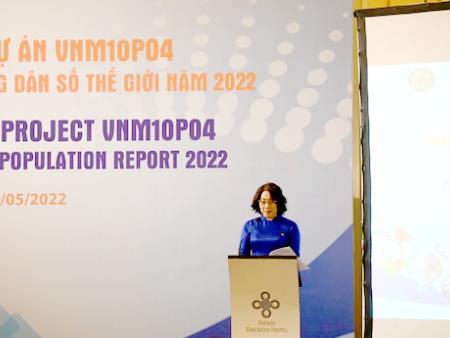 Lễ khởi động Dự án hỗ trợ của UNFPA về dữ liệu dân số và Công bố Báo cáo Tình trạng dân số thế giới năm 2022