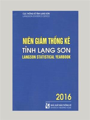 Niên giám thống kê Lạng Sơn năm 2016