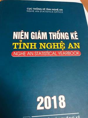 Niên giám thống kê tỉnh Nghệ An năm 2018