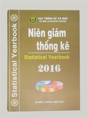 Niên giám thống kê tỉnh Cà Mau năm 2016