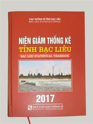 Niên giám thống kê tỉnh Bạc Liêu năm 2017