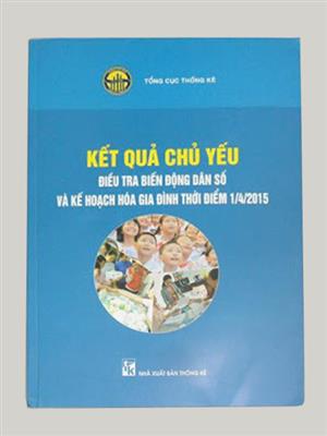 Kết quả chủ yếu điều tra biến động dân số và kế hoạch hóa gia đình thời điểm 1/4/2015